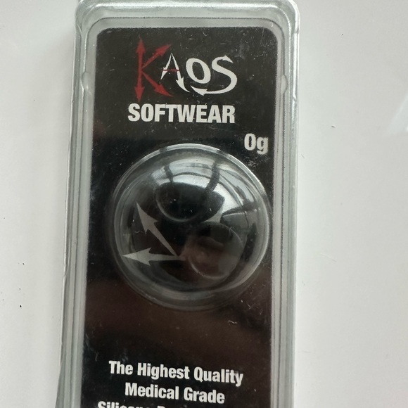 Kaos Softwear Ear Gauges size 0G - Picture 2 of 3